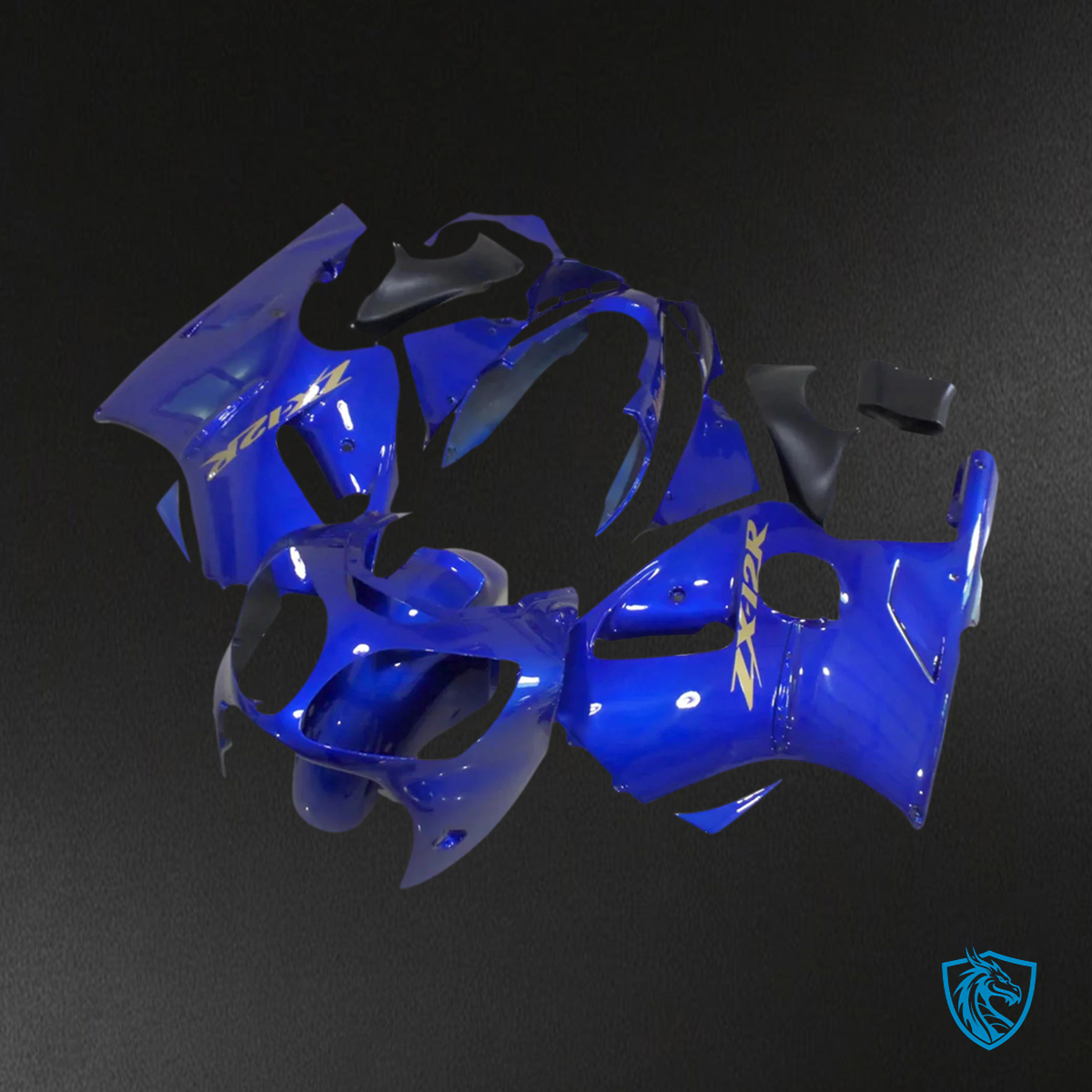 Kawasaki ZX12R (2000-2001) Blue - Fairing Kit