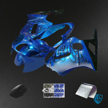 Kawasaki ZX12R (2000-2001) Blue & Black - Fairing Kit