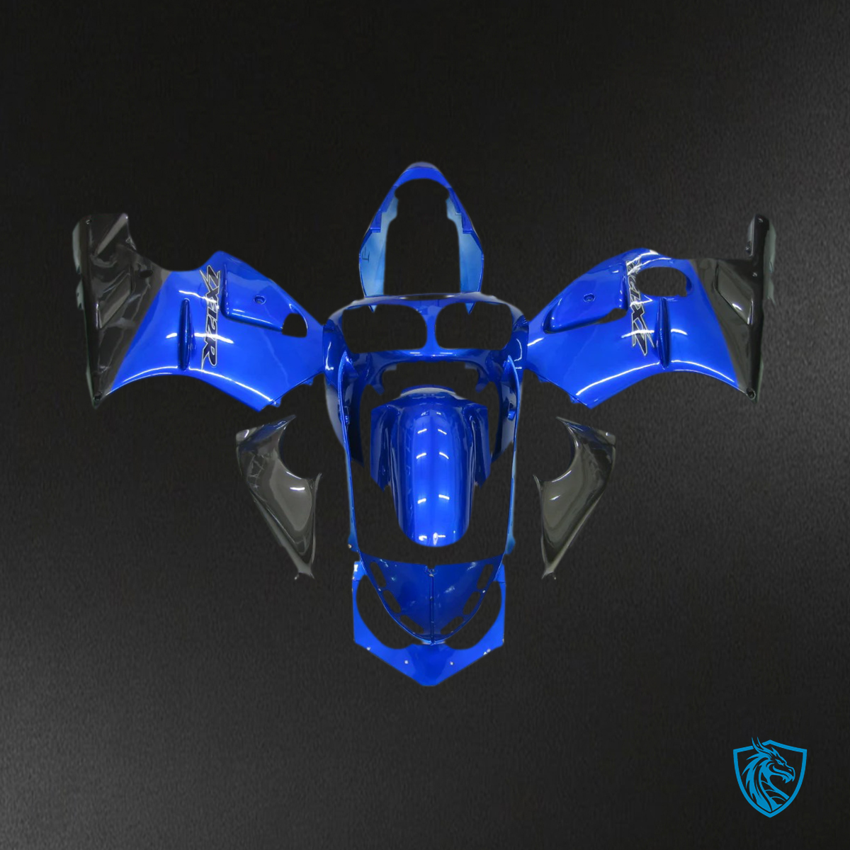Kawasaki ZX12R (2000-2001) Blue & G-Black - Fairing Kit