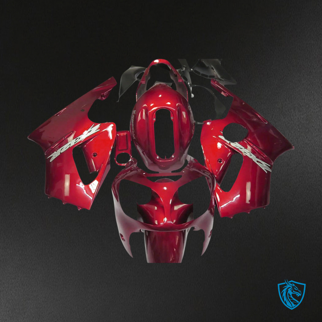 Kawasaki ZX12R (2000-2001) Red - Fairing Kit
