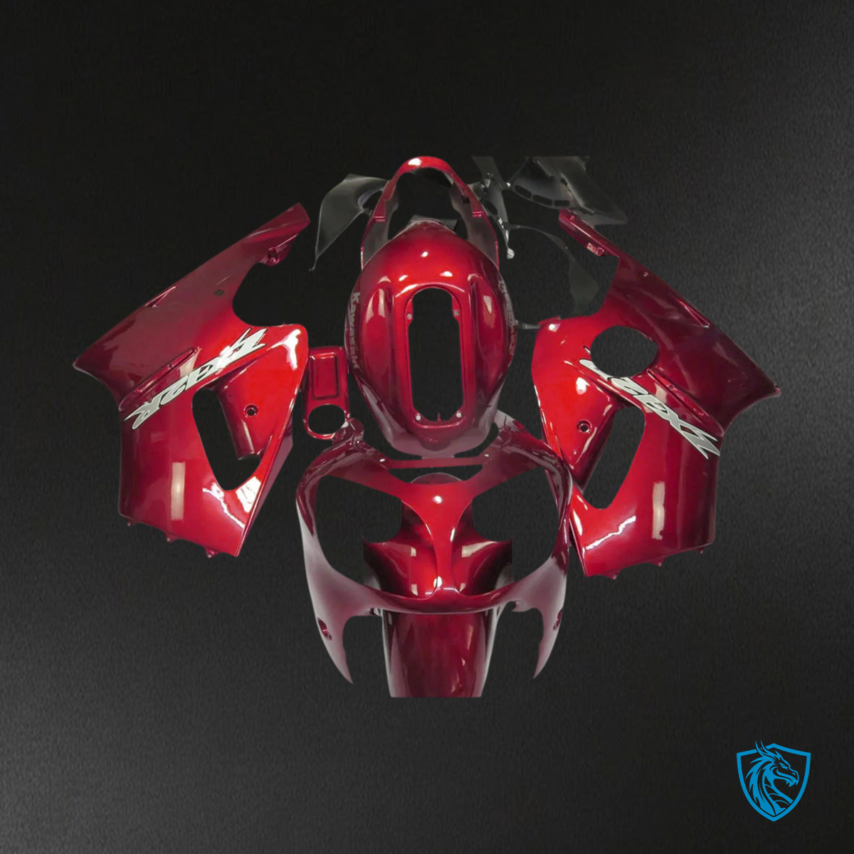 Kawasaki ZX12R (2000-2001) Red - Fairing Kit