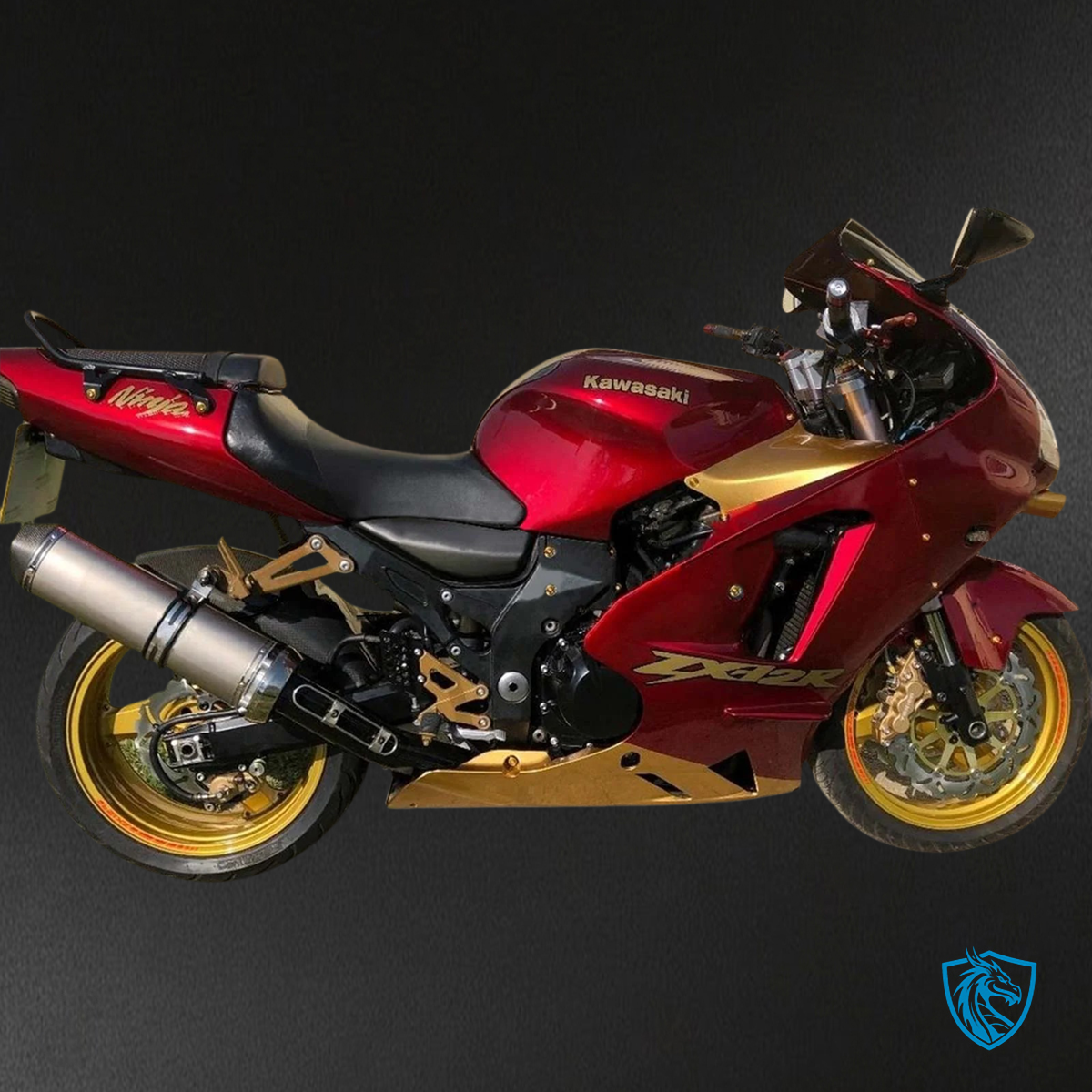 Kawasaki ZX12R (2000-2001) Red - Fairing Kit