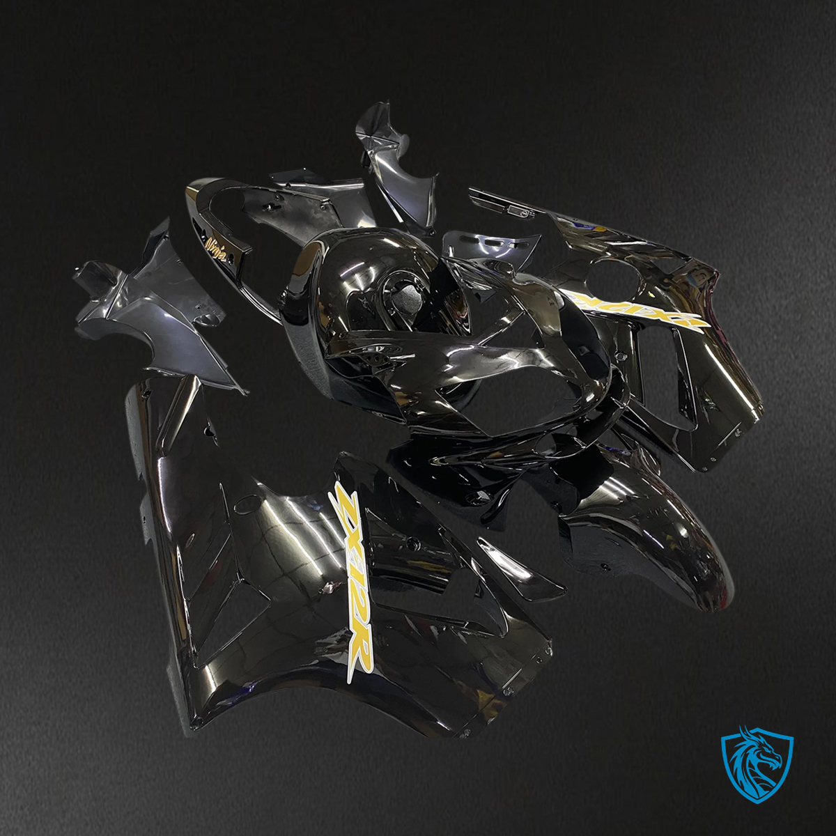 Kawasaki ZX12R (2002-2005) Black - Fairing Kit