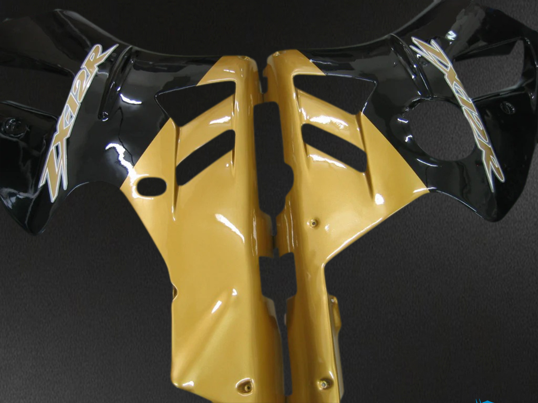 Kawasaki ZX12R (2002-2005) G-Black & Gold - Fairing Kit