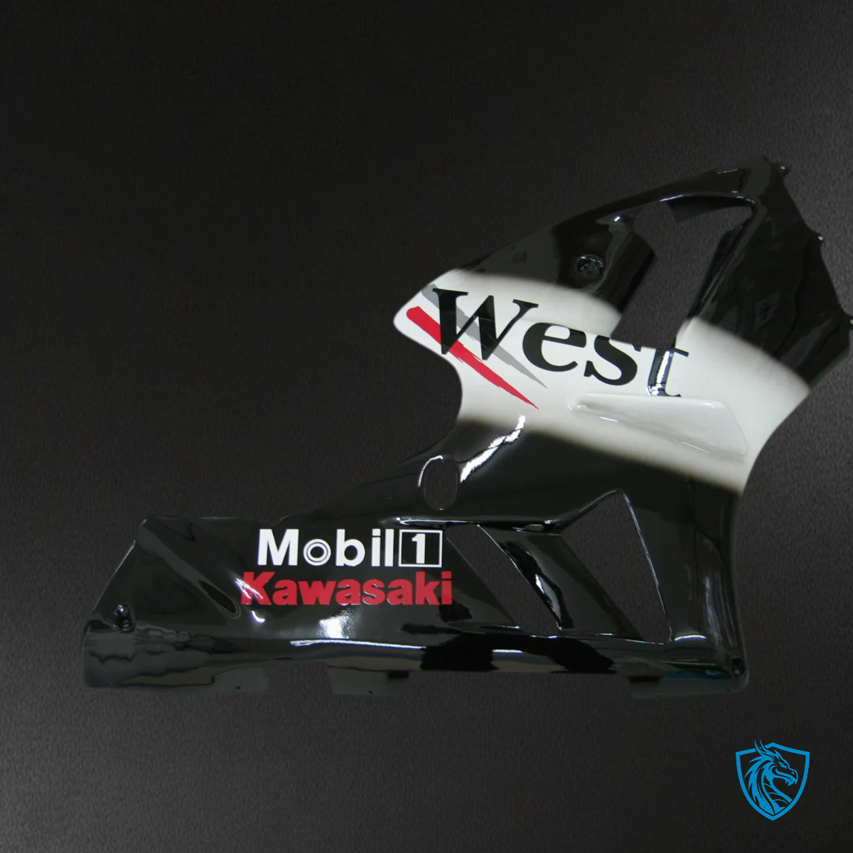 Kawasaki ZX12R (2002-2005) G-Black & White - Fairing Kit