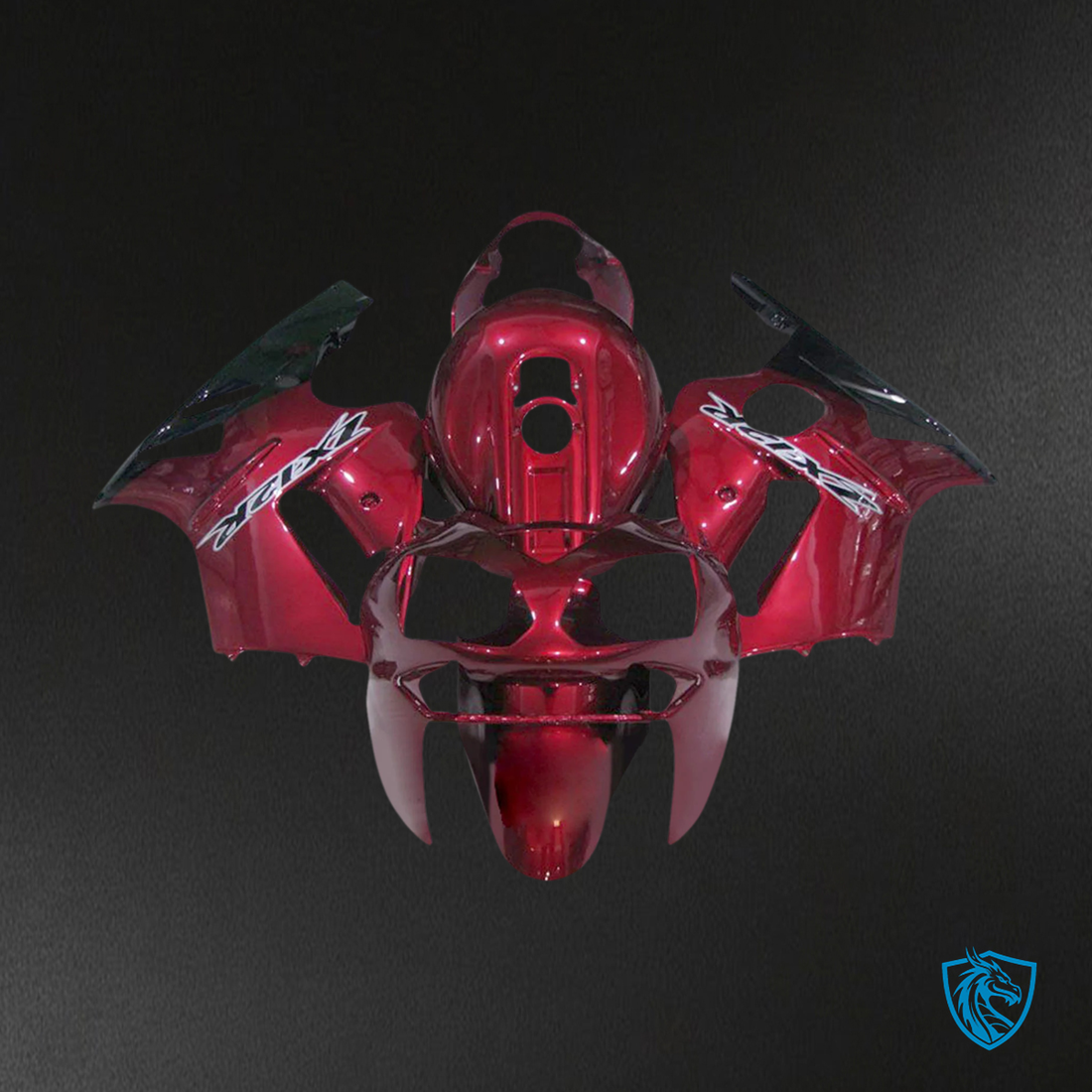 Kawasaki ZX12R (2002-2005) Glossy Red & Black - Fairing Kit