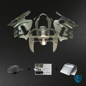 Kawasaki ZX12R (2002-2005) Gray & Black - Fairing Kit