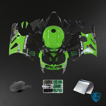 Kawasaki ZX12R (2002-2005) Green & Black - Fairing Kit