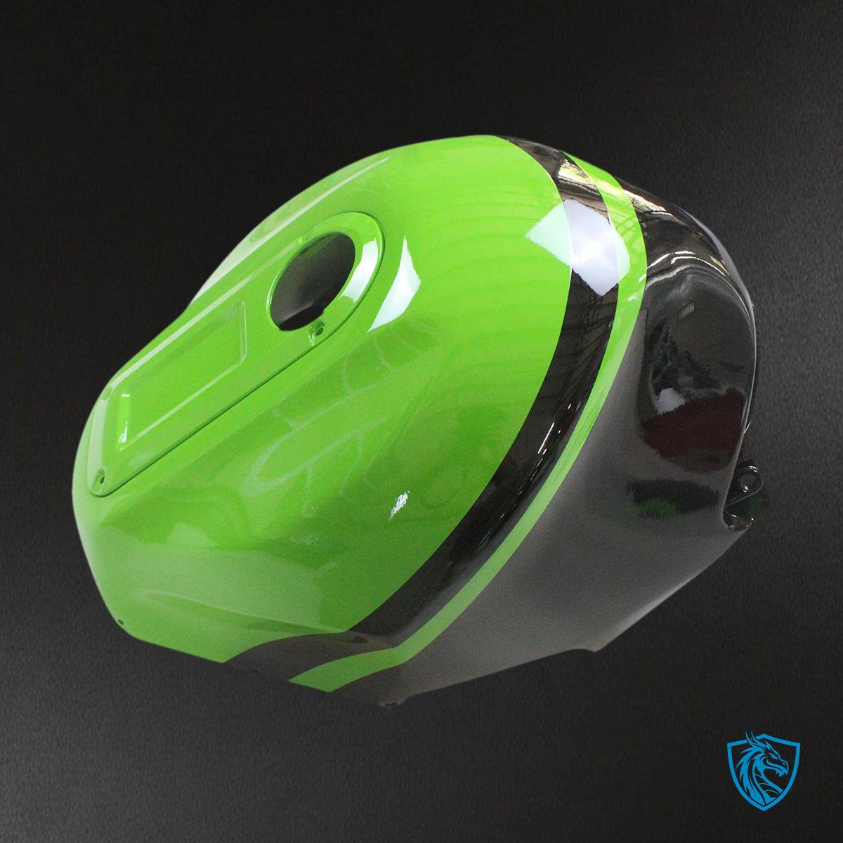 Kawasaki ZX12R (2002-2005) Green & Black - Fairing Kit
