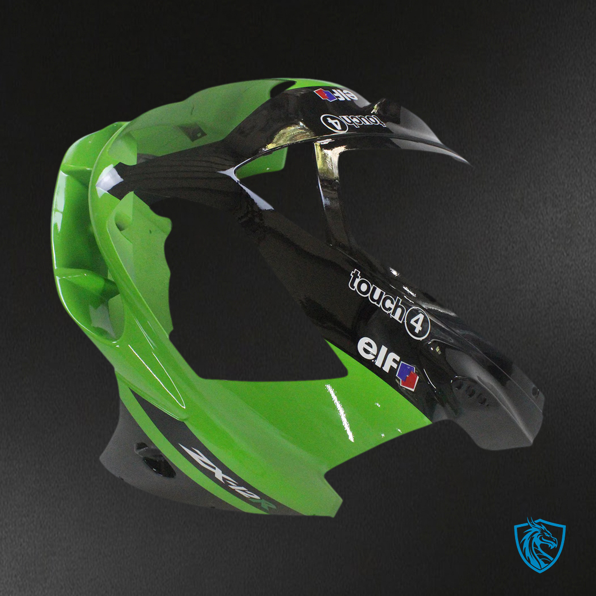 Kawasaki ZX12R (2002-2005) Green & Black - Fairing Kit