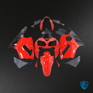 Kawasaki ZX12R (2002-2005) Red Glossy Motorcycle - Custom ABS Fairing Kit