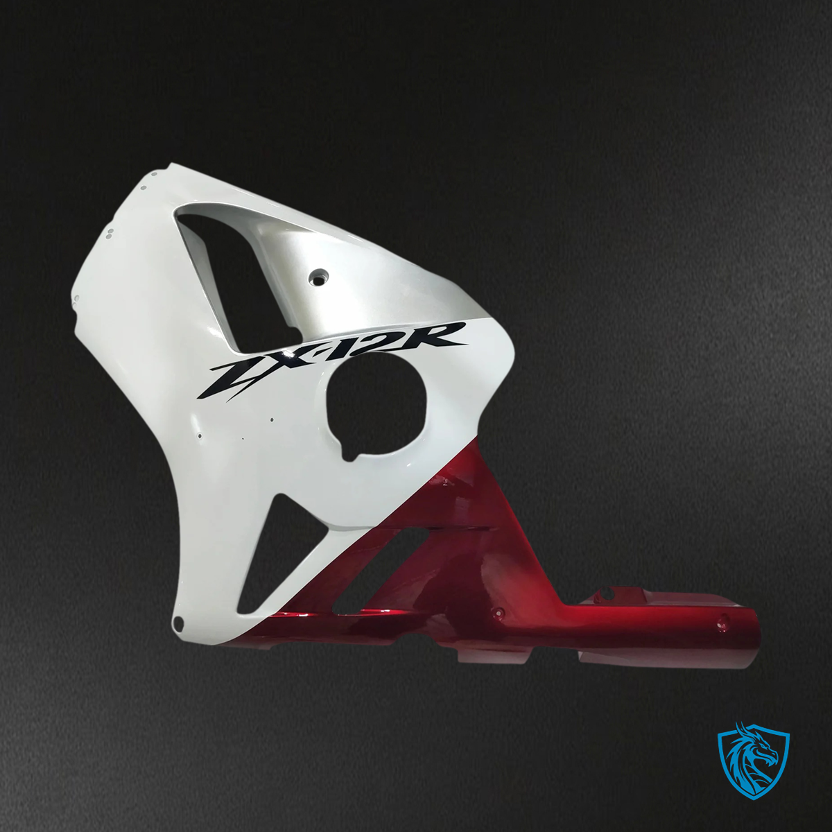 Kawasaki ZX12R (2002-2005) White, Red & Black - Fairing Kit