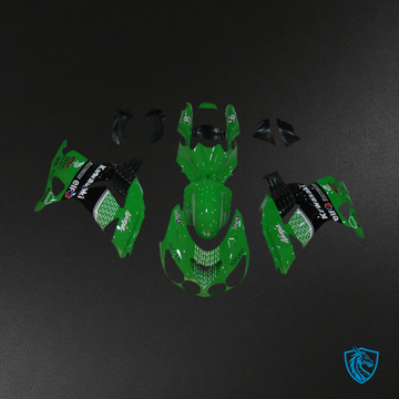 Kawasaki ZX14R (2006-2011) Black & Green - Fairing Kit