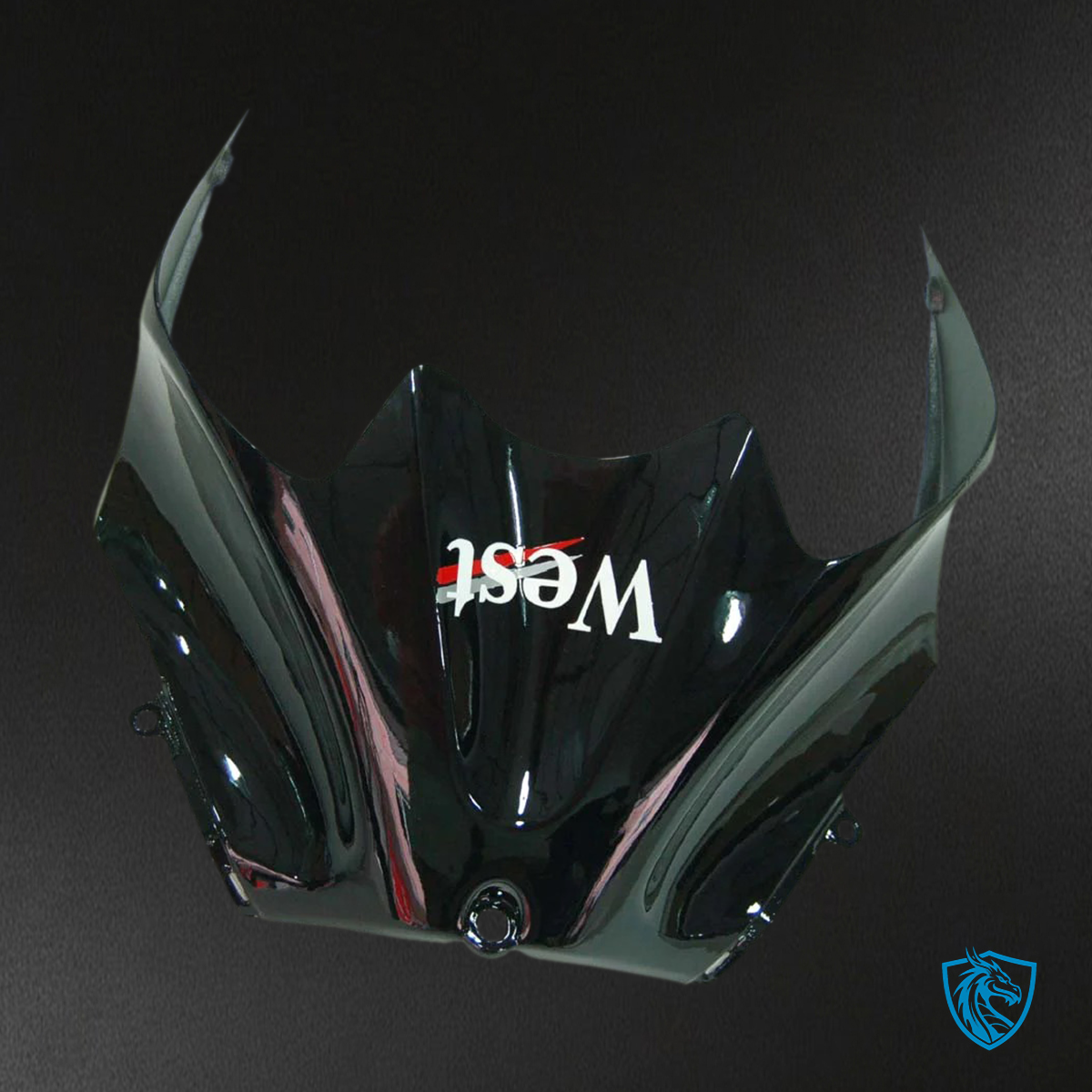 Kawasaki ZX14R (2006-2011) Black & White logos - Fairing Kit
