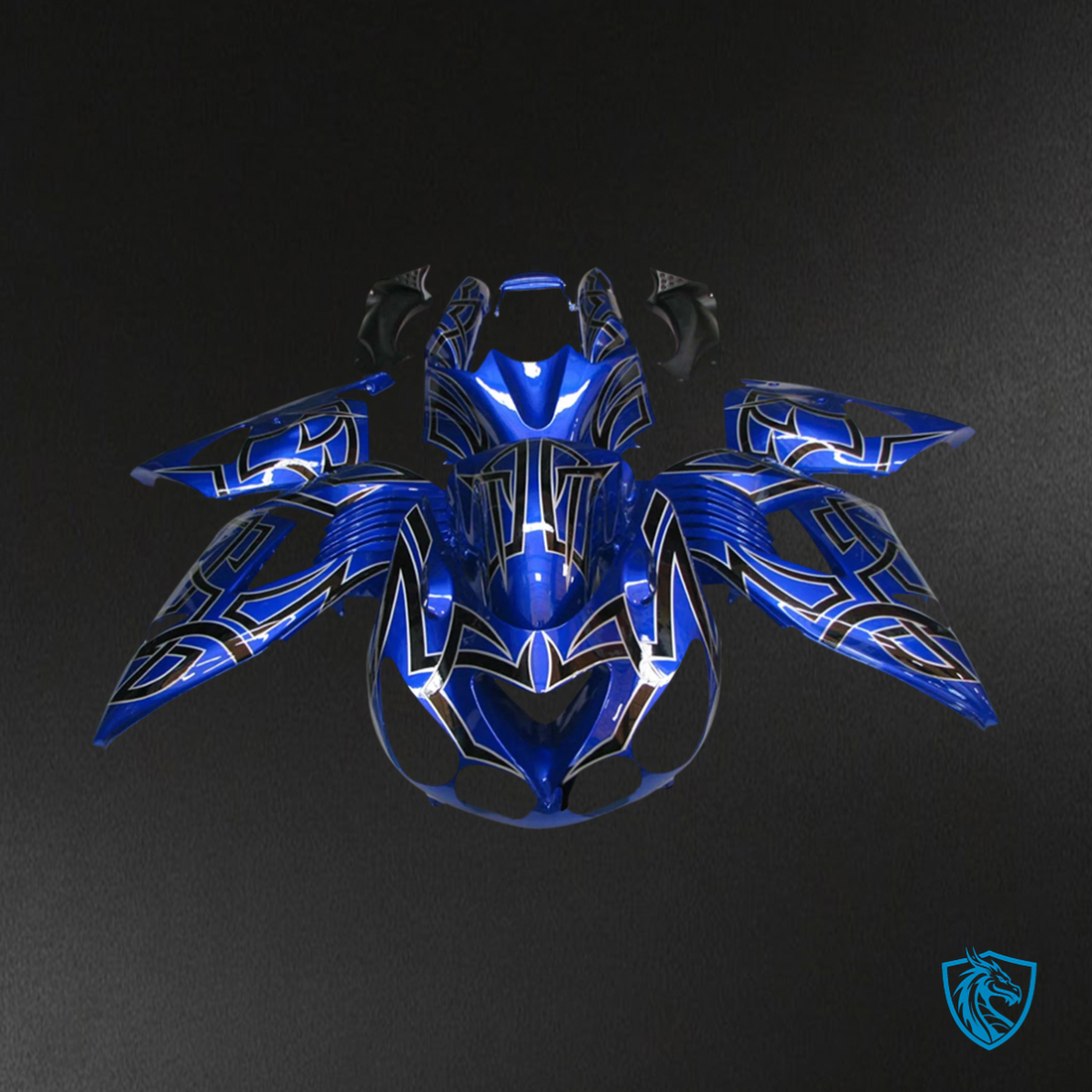 Kawasaki ZX14R (2006-2011) Blue - Fairing Kit