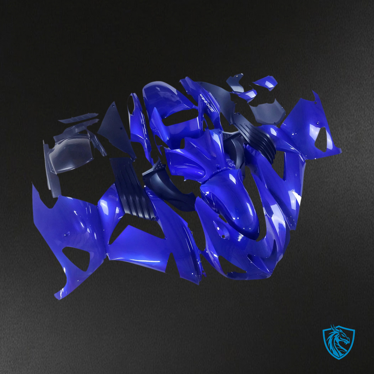 Kawasaki ZX14R (2006-2011) Blue - Fairing Kit