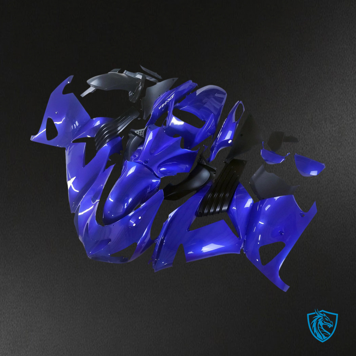 Kawasaki ZX14R (2006-2011) Blue - Fairing Kit