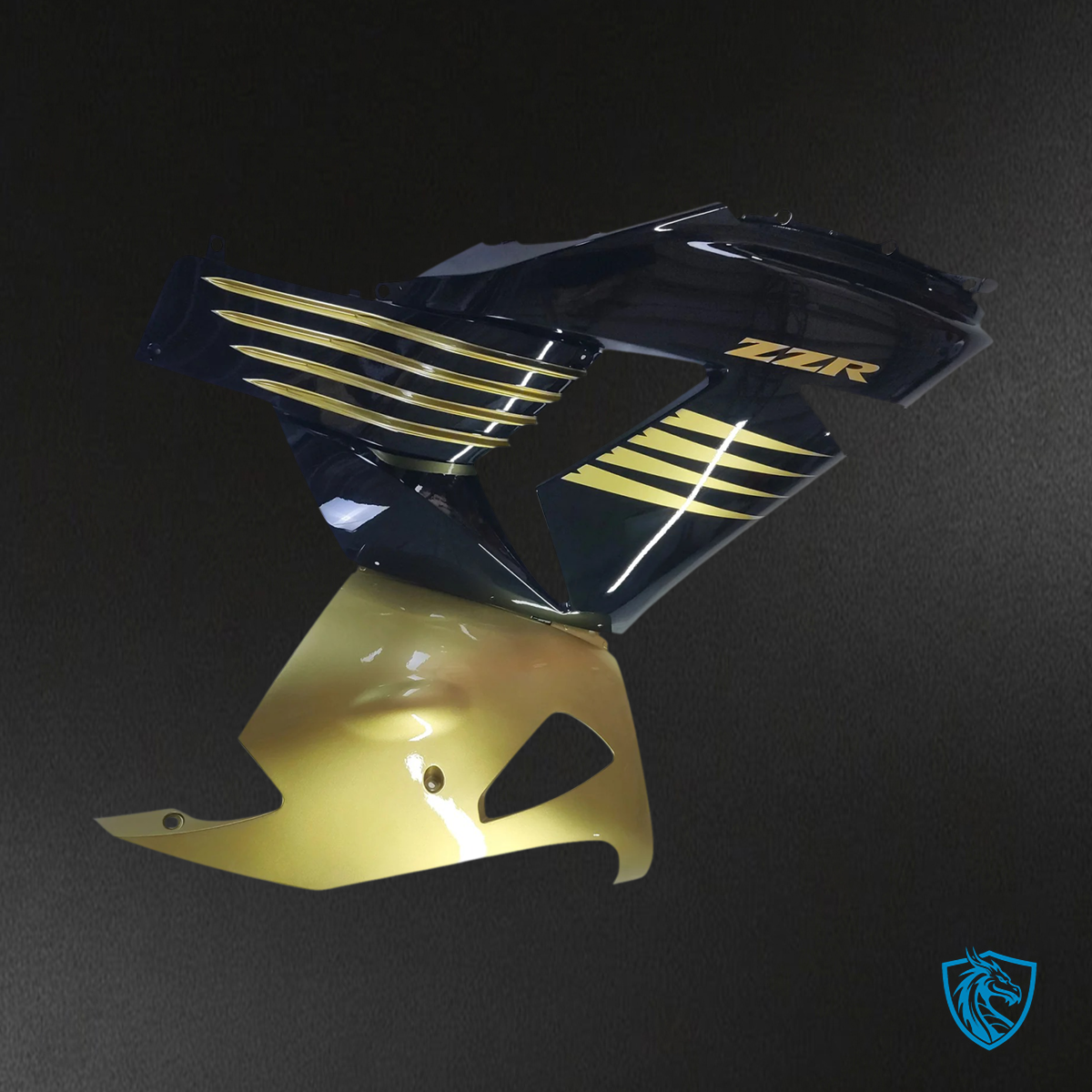 Kawasaki ZX14R (2006-2011) Gloss Gold & Black - Fairing Kit