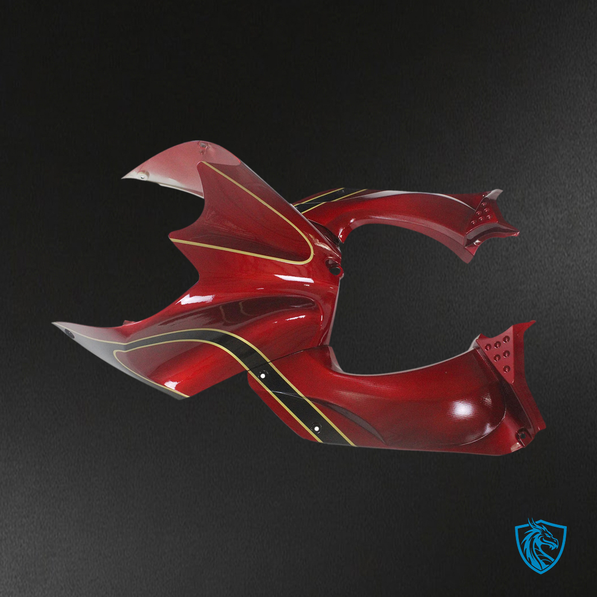 Kawasaki ZX14R (2006-2011) Red & Gray - Fairing Kit