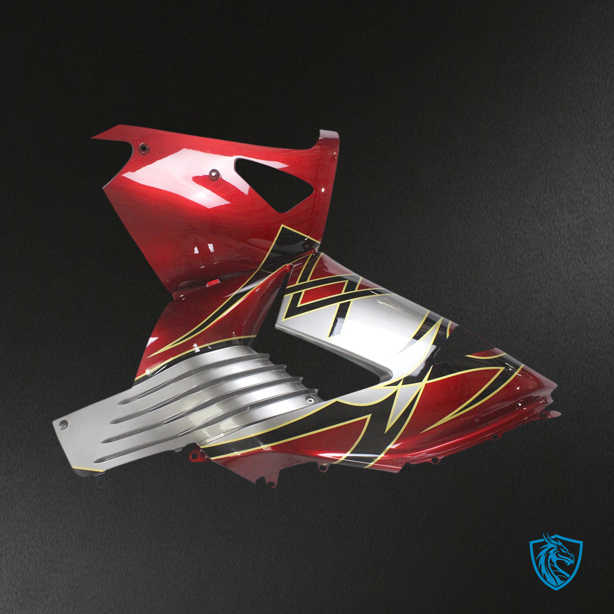Kawasaki ZX14R (2006-2011) Red & Gray - Fairing Kit