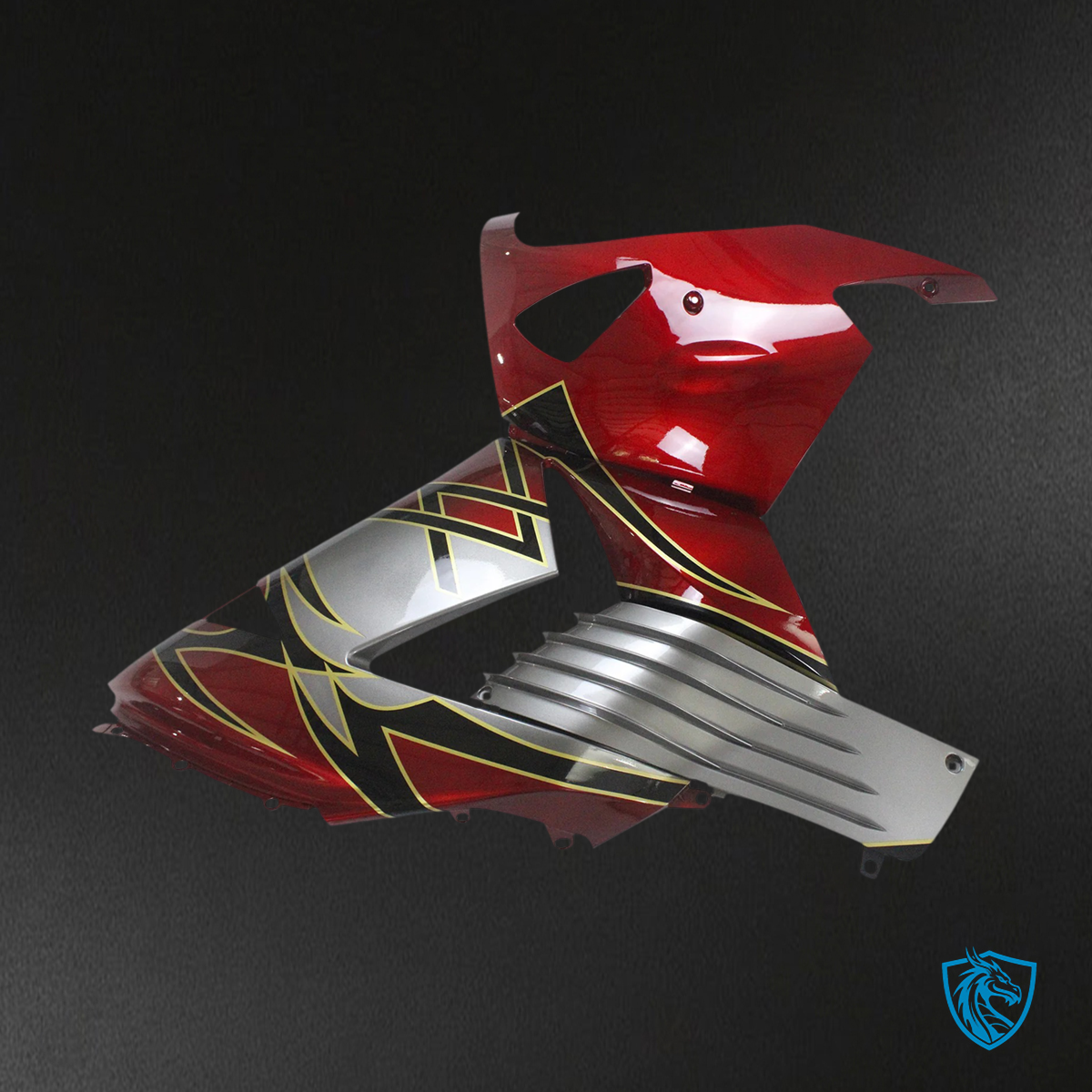 Kawasaki ZX14R (2006-2011) Red & Gray - Fairing Kit