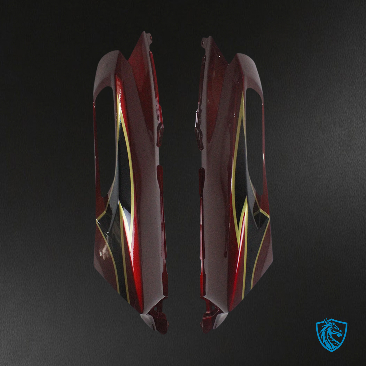 Kawasaki ZX14R (2006-2011) Red & Gray - Fairing Kit