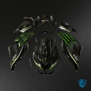 Black & Slime Green