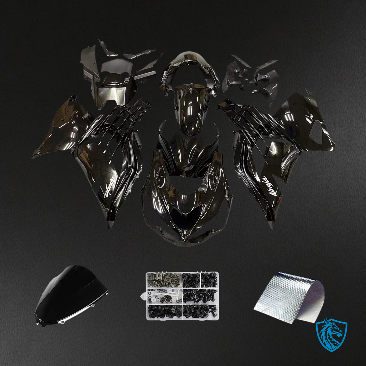 Kawasaki ZX14R (2012-2025) Black - Fairing Kit