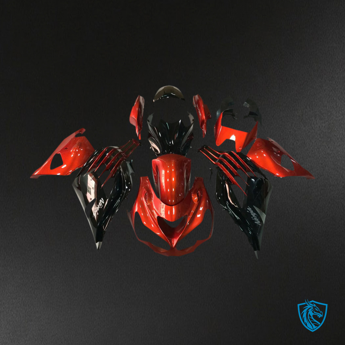 Kawasaki ZX14R (2012-2025) Black & Mix Red - Fairing Kit