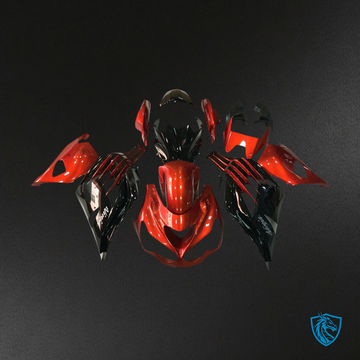 Kawasaki ZX14R (2012-2025) Black & Mix Red - Fairing Kit