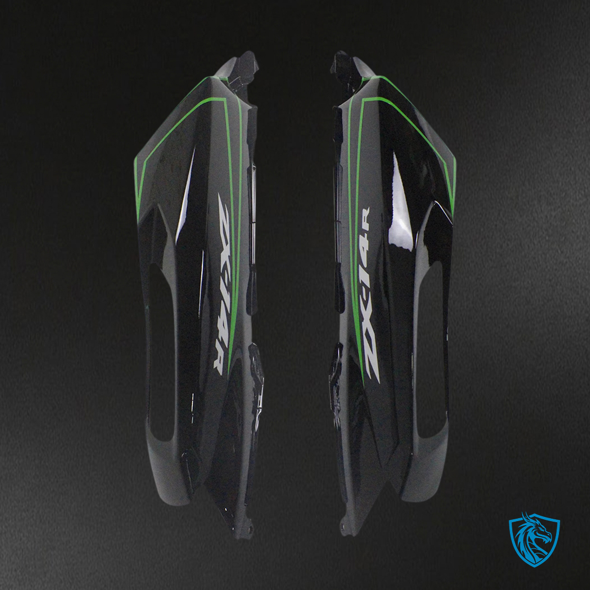 Kawasaki ZX14R (2012-2025) Black & Green - Fairing Kit