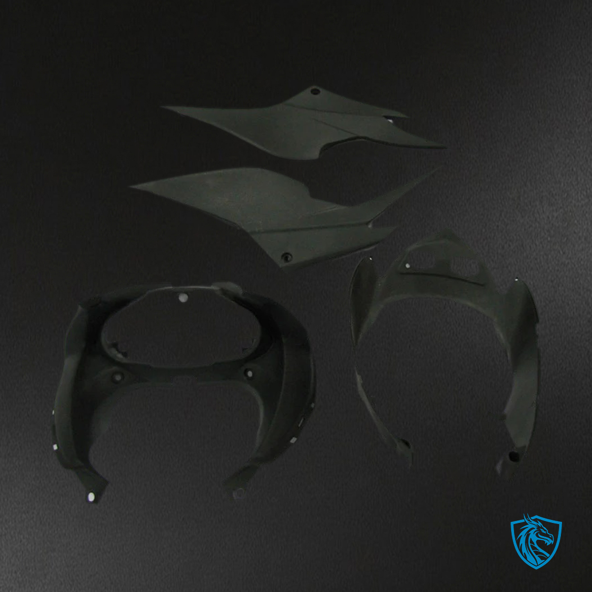 Kawasaki ZX250 (2008-2012) G-Black - Fairings Kit