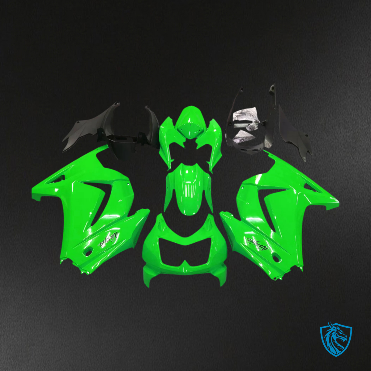 Kawasaki ZX250 (2008-2012) Green - Fairing Kit