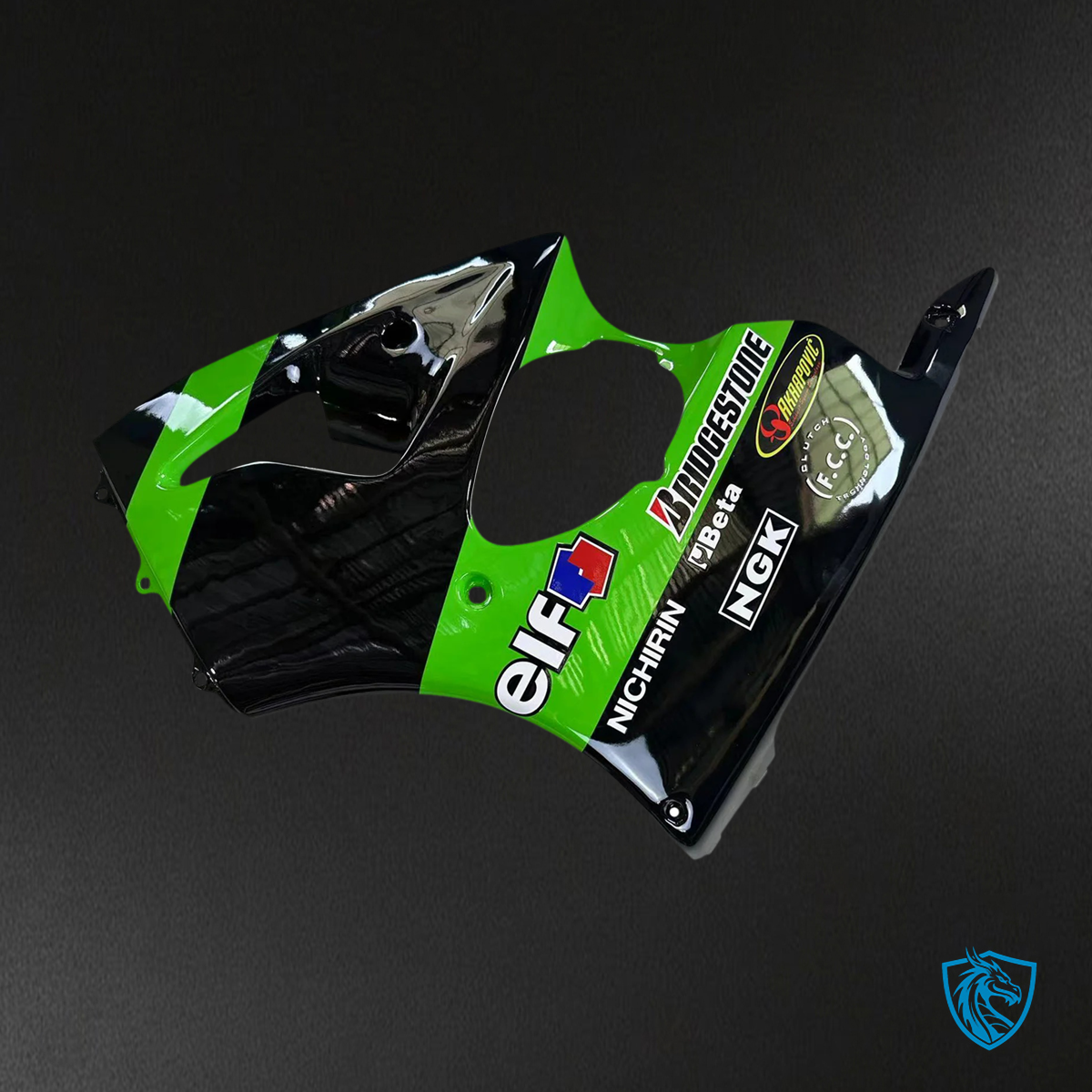 Kawasaki ZX6R (1998-1999) Green & Black - Fairing Kit