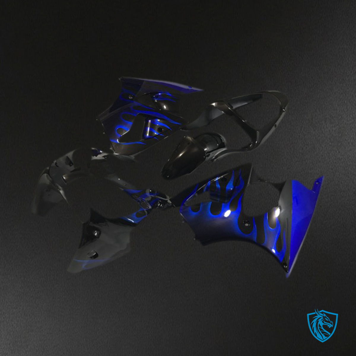 Kawasaki ZX6R (2000-2002) Blue Flame Kit - Fairing Kit | ABS Bodywork
