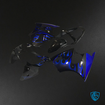 Kawasaki ZX6R (2000-2002) Blue Flame Kit - Fairing Kit | ABS Bodywork