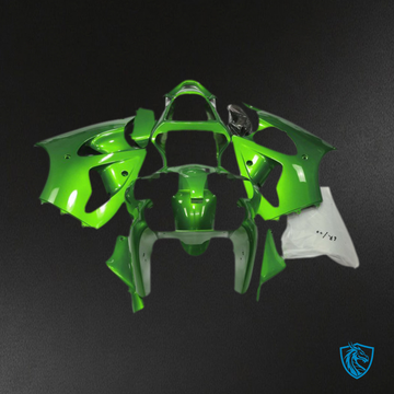 Kawasaki ZX6R (2000-2002) Metallic Green Motorcycle - Fairing Kit | ABS Bodywork
