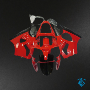 Kawasaki ZX6R (2000-2002) Red & Black Fairing Kit - Aftermarket ABS Bodywork