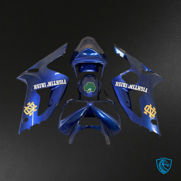 Kawasaki ZX6R (2003-2004) Deep Blue - MERGEment Motorcycle Fairings Kit