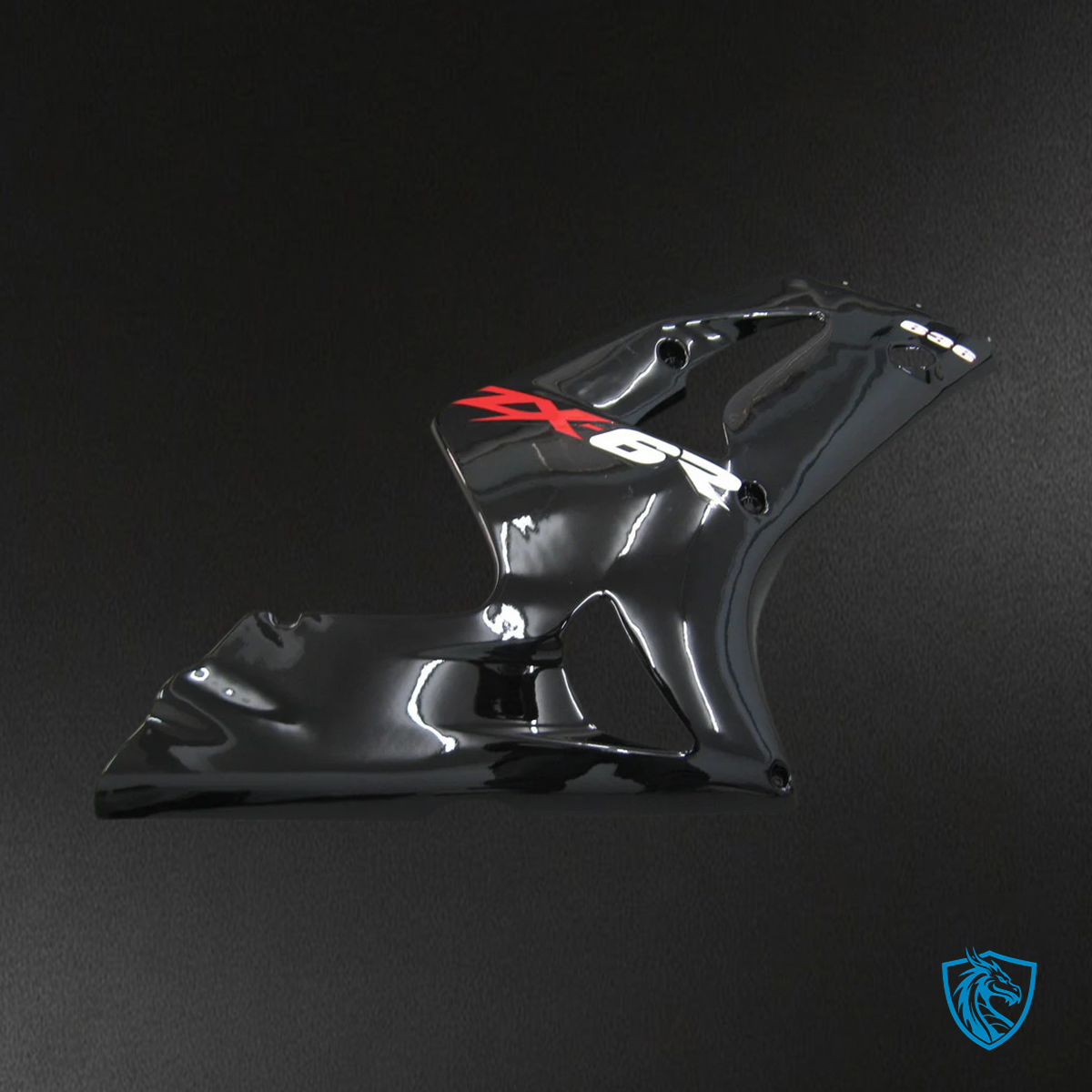 Kawasaki ZX6R (2003-2004) Black Fairing - Kit
