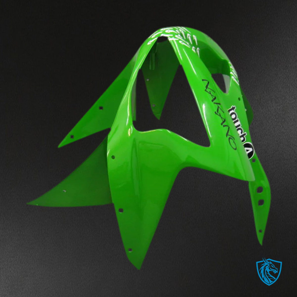 Kawasaki ZX6R (2003-2004) Green and Black - Fairing - Kit