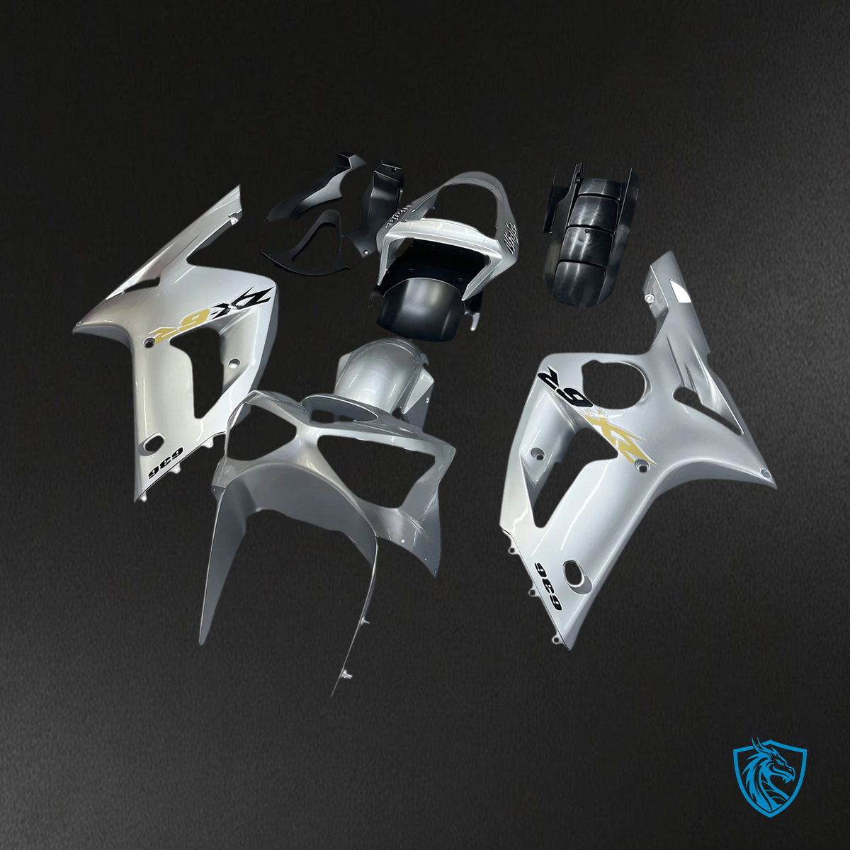 Kawasaki ZX6R (2003-2004) Sliver - Fairing Kit