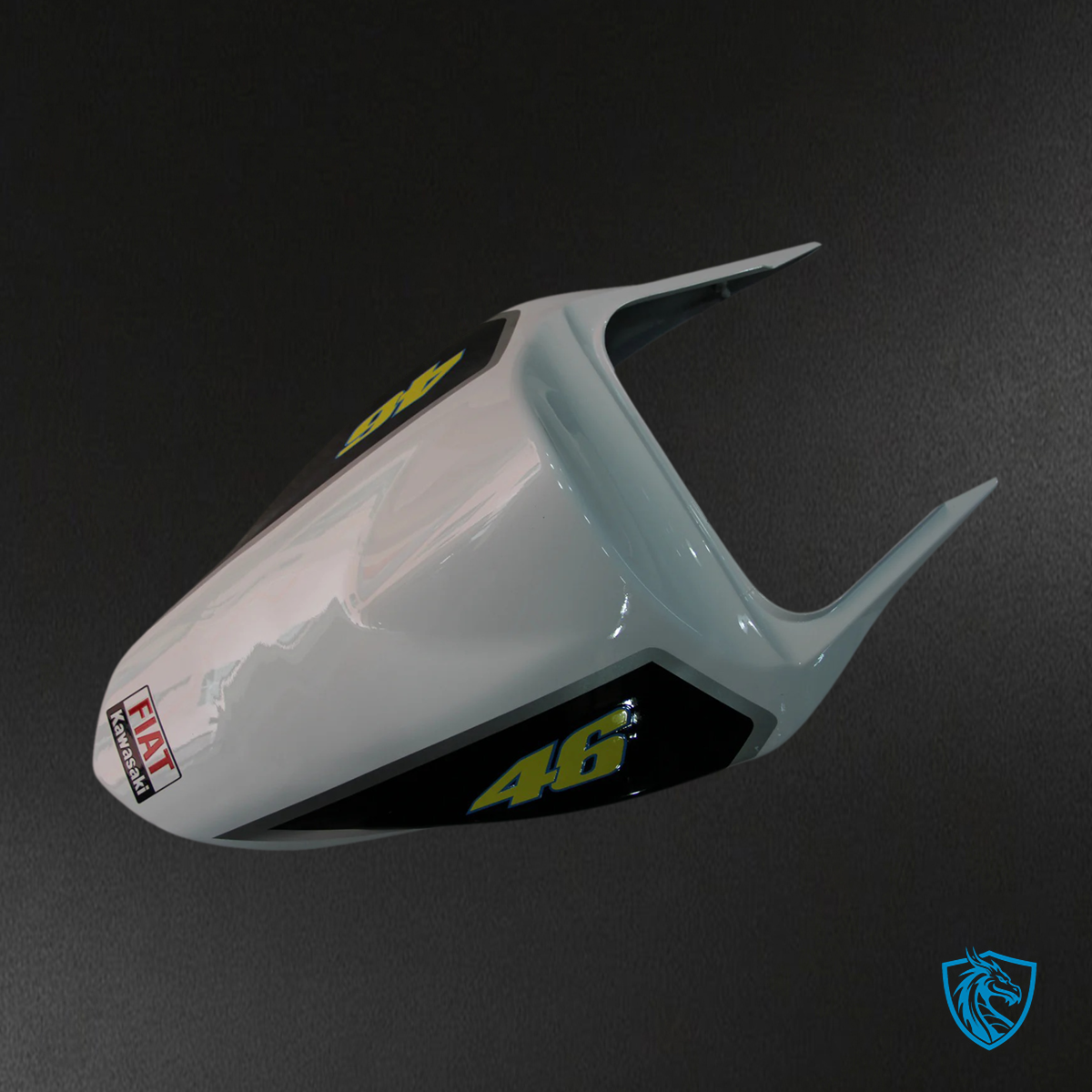 Kawasaki ZX6R (2003-2004) White & Blue - Fairing Kit