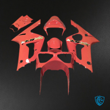 Kawasaki ZX6R (2003-2004) Red Grapefruit - Fairing Kit | ABS Bodywork
