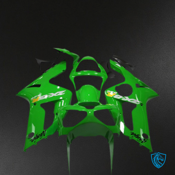 Kawasaki ZX6R (2003-2004) Green OEM Style - MERGEment Motorcycle Fairings Kit