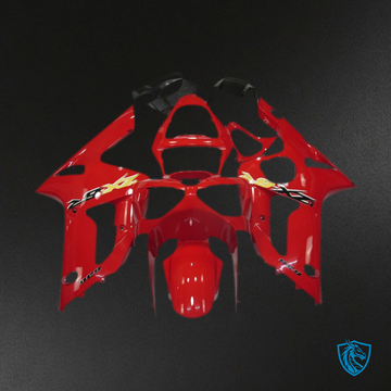 Kawasaki ZX6R (2003-2004) Red 636 Fairing Kit - Aftermarket ABS Bodywork