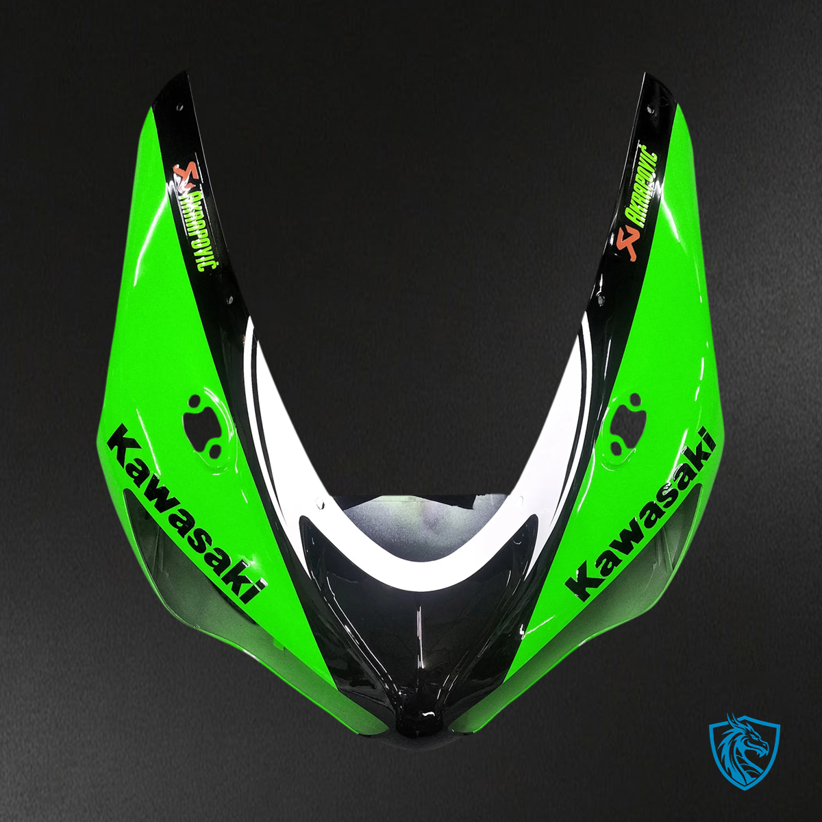 Kawasaki ZX6R (2005-2006) Green Black & Red - Fairing Kit