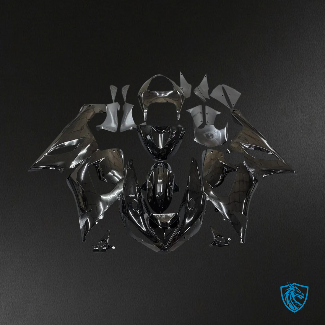 Kawasaki ZX6R (2005-2006) Black - Fairing Kit