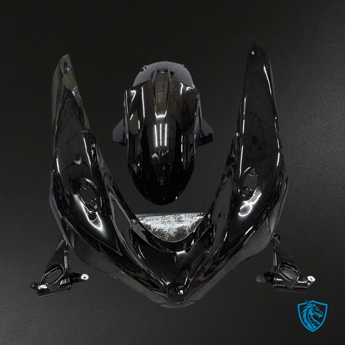 Kawasaki ZX6R (2005-2006) Black - Fairing Kit
