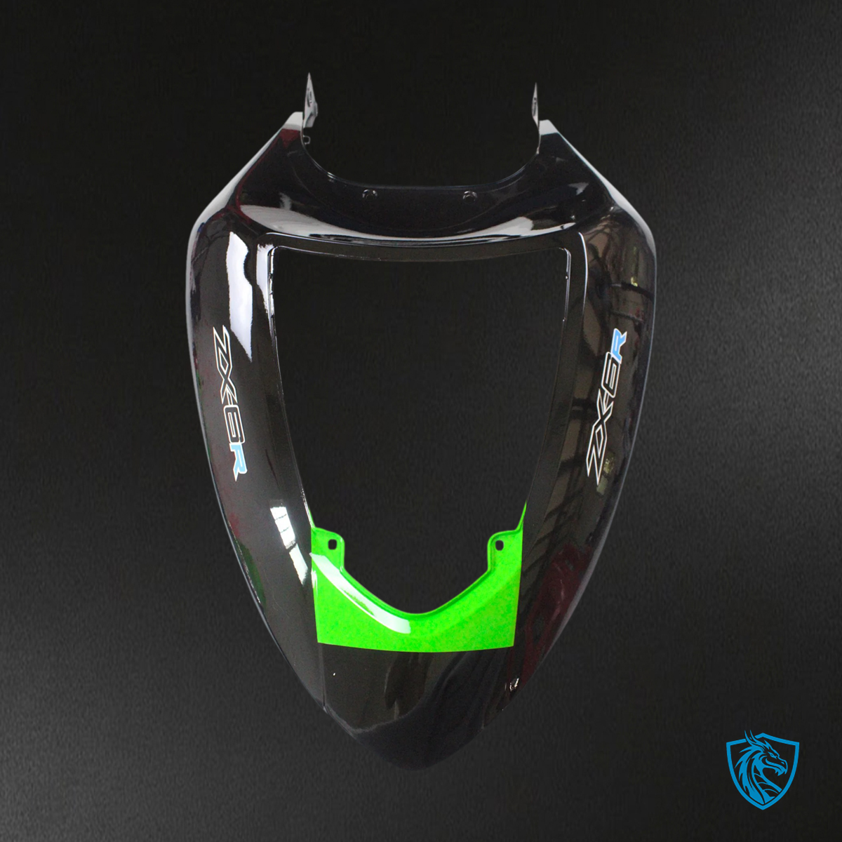 Kawasaki ZX6R (2005-2006) Black & Green - Fairing Kit